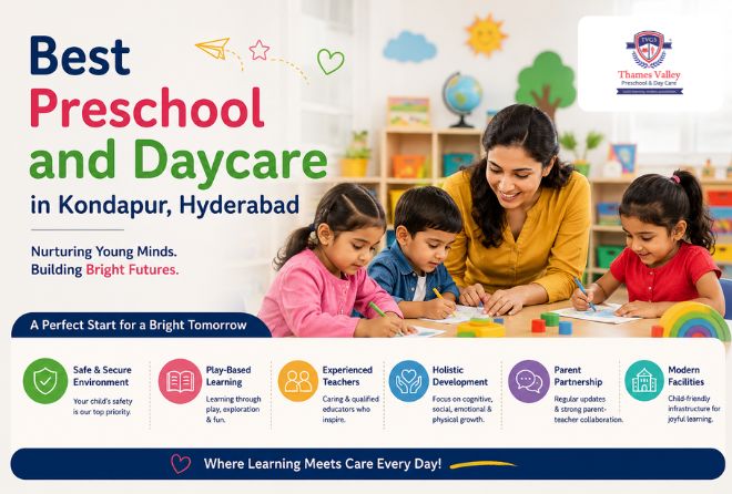 Best Preschool and Daycare in Kondapur, Hyderabad