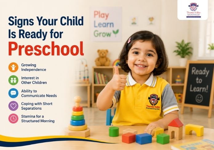 Signs that show a child is ready to start preschool