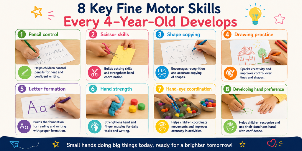 15 Home-based Fine Motor Activities for 4-Year-Olds