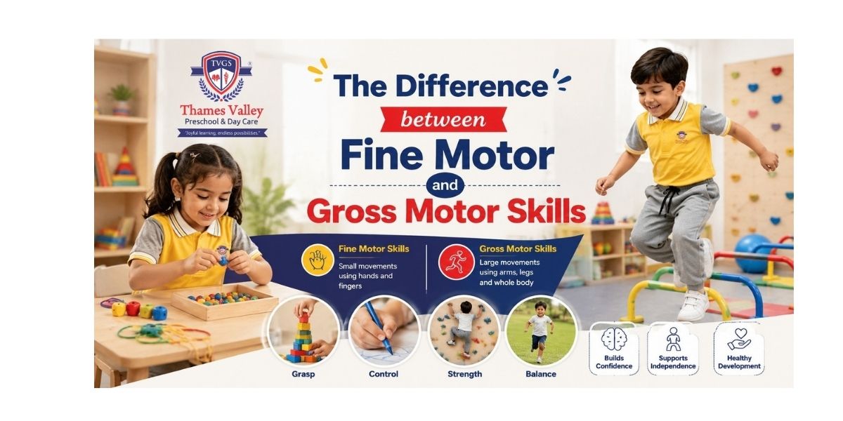 The Difference between Fine Motor and Gross Motor Skills